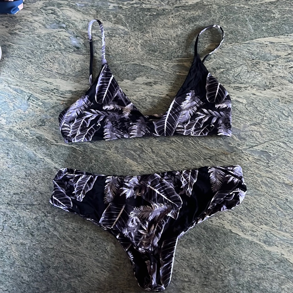 MAIunderwear palm tree bikini set